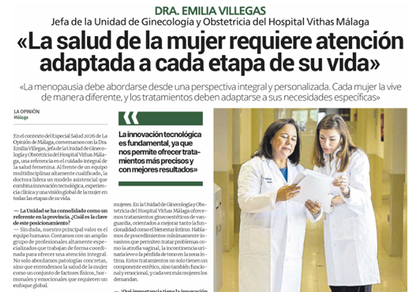 reportaje Gynalma La Opinión de Málaga